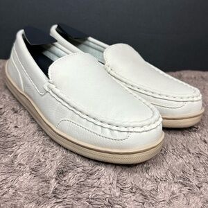 MY SLIPPERS MY PILLOW IVORY CREAM MOCCASINS SLIP ON LOAFER SIZE 8 SLIPPERS